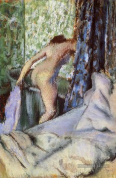 le bain du matin 1883 Edgar Degas Peinture à l'huile